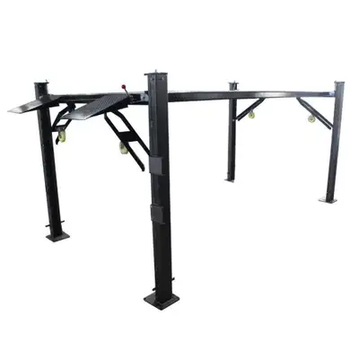 Easy Finance: Brand New Four Post Hoist Parking Lift 9000lbs 3 oil plastic tray included Free instal...