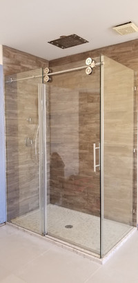 Installation portes de douche / Shower doors installations