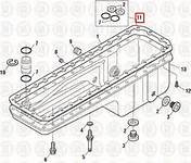 CUMMINS 855 OIL PAN 3031959 in Heavy Equipment Parts & Accessories in Markham / York Region