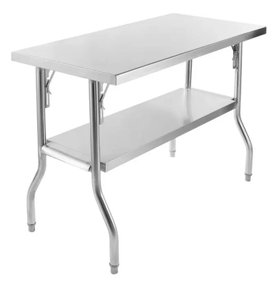 New Foldable Stainless Steel Food Prep Table, View more