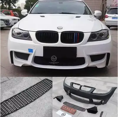 BMW E90 1M CONVERSION FRONT BUMPER 323i 328i 325i 335i 2009 2010 2011 WE LASO HAVE FENDER HEADLIGHT...
