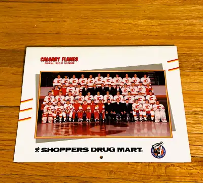 1992-93 Calgary Flames Team Photo Calendar, View more