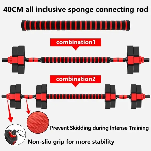 NEW 50 KG DUMBBELL DUMB BELL LIFTING WEIGHT SET S1225 in Exercise Equipment in Prince Albert - Image 5