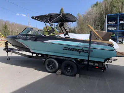 Welcome to Harper Power Sports & Marine New non current sanger V237 SX model. Wake/Surf. Metallic Ge...