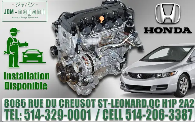 Moteur Honda CRV Civic Accord Insight Pilot Odessey Ridgeline in Engine & Engine Parts in Drummondville - Image 6