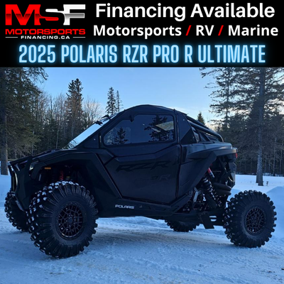 Welcome to Motorsports Financing - Kelowna! 2025 Polaris Rzr Pro R Ultimate