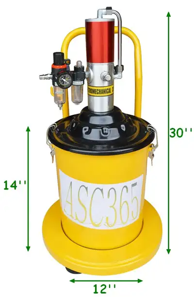 *5gal Pneumatic Compressed Air Grease Gun for Vehicles 140046, View more