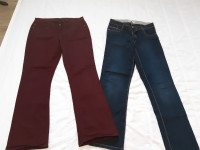2 Pairs of Ladies Jeans Size 8