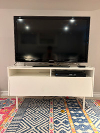 Ikea White Media Stand / TV Console