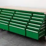 NEW 8 FT JOHN DEERE GREEN FATBOY 24 DRAWER TOOL BENCH 321532 in Tool Storage & Benches in Regina - Image 8