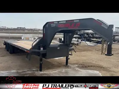 Built to handle serious work, the 2026 Double A GHB258‑26 Gooseneck Highboy Trailer delivers strengt...