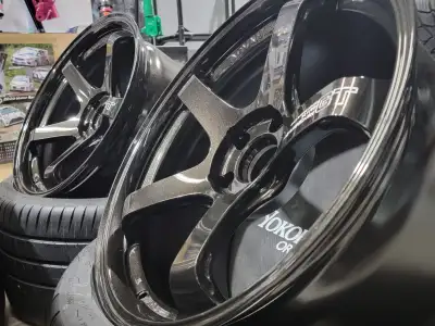 TE37SL for the MKV A90 Supra 19x9.5 19x10.5 5x112 use oem tire in stock @ Jspec, june 30, 2025, 416/...