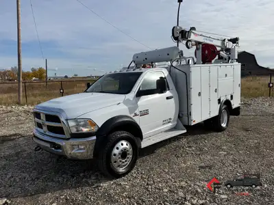 Countryside Fleet 2014 Dodge 5500 Regular Cab 4x4 Service Truck + 6.7L Cummins Diesel + 4x4 W/ 6SPD...