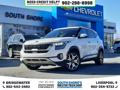 Recent Arrival! White 2021 Kia Seltos SX Turbo For Sale, Bridgewater AWD 7-Speed Automatic I4 Clean...