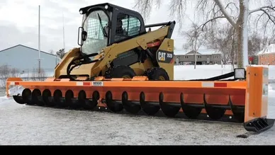 The most efficient and safest way to quickly clear snow under semi trailers and other hard to reach...