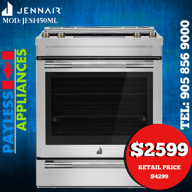 Jenn-Air JES1450ML 30" Electric Range With Air Fry & Self Clean