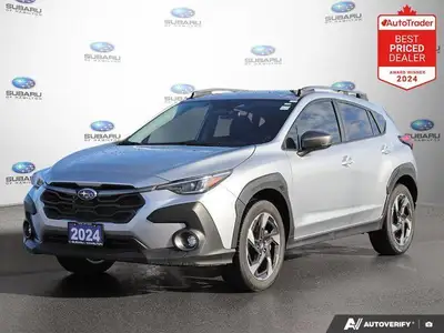 Silver 2024 Subaru Crosstrek Limited ONE OWNER | OFF LEASE |NO ACCIDENTS AWD Lineartronic CVT H4 NAV...