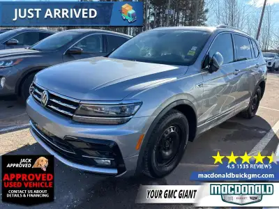 Low Mileage, Leather Seats! The VW Tiguan aces real-world utility with its excellent outward vision,...