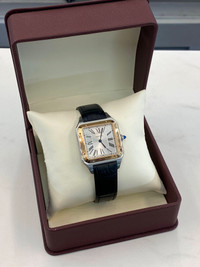 Cartier Santos-Dumont Rose Gold & Stainless Steel Watch - Small