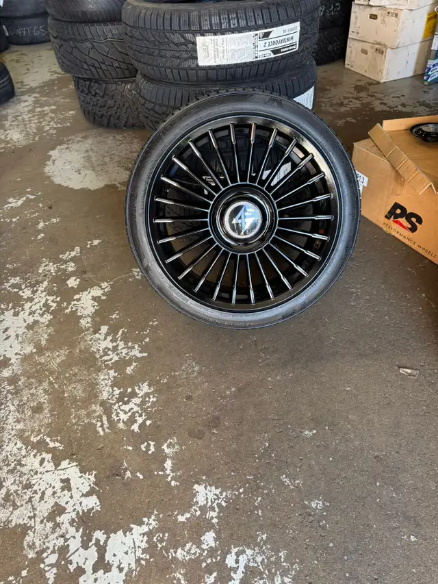 Four New 20″ 5x114.3 Sentali Wheels w/ 245/40R20 Kumho winter in Tires & Rims in Oakville / Halton Region - Image 8