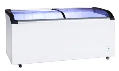 NEW GLASS TOP DISPLAY CHEST FREEZER 19.2 CU FEET XS551AL, View more