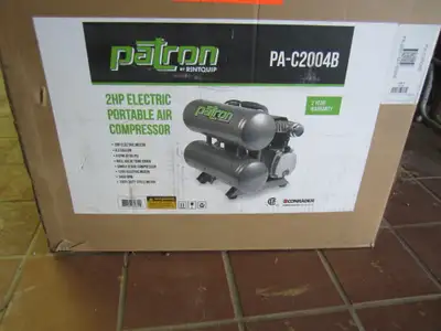 NEW Patron 2 HP Commercial Compressor 2 Yr Warranty, View more