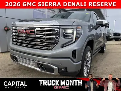 Check out this FULLY LOADED 2026 Sierra 1500 Crew Cab Denali with the RESERVE PACKAGE and the POWERF...