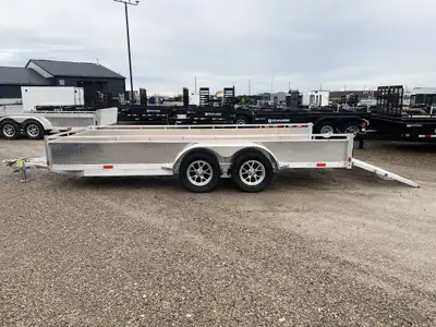 Canadian Mennonite Built Tandem Axle Aluminum Utility Trailer is $6,800.00 or $135.98/month! Ord: E1...