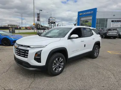 Experience confident driving with the 2026 Chevrolet Equinox AWD LT in Summit White, combining advan...