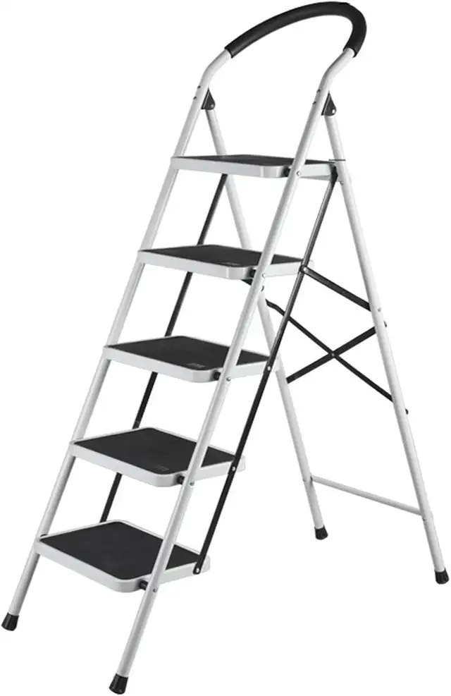NEW 5 STEP 63" FOLDING STEP LADDER 814546 in Ladders & Scaffolding in Saskatoon - Image 2