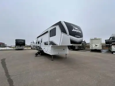 Jayco Eagle HT fifth wheel 27MLC highlights: Rear Kitchen Spacious Full Bath Olympic Queen Bed Outsi...