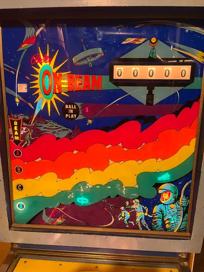 Up for sale is a Bally On Beam pinball machine. This game is fully working and was just gone through...