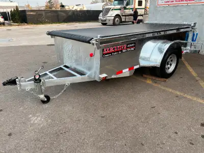 CRAMERO TRAILERS Since 1976 5 X 10 MODEL 51035G FULLY GALVANIZED 3500lb DROP AXLE ON 15"" GALVANIZED...