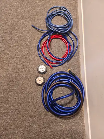 0 GAGE POWER WIRE AND SOME 4 GAGE POWER WIRE FOR CAR STEREO, View more