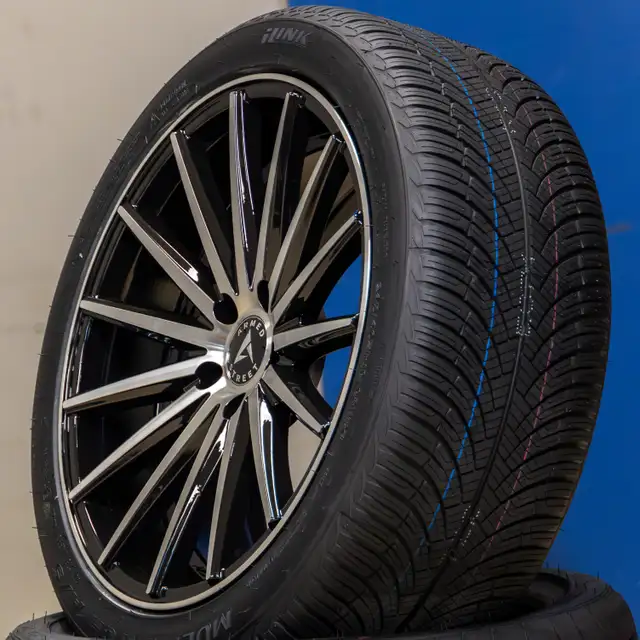 NEW 19 inch Armed RIVAL GLOSS BLACK MACHINED FACE Wheels $990 in Tires & Rims in Red Deer - Image 4