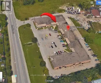 Industrial Unit For Lease In High Traffic Woodbine Ave Industrial Plaza With Excellent Street Exposu...