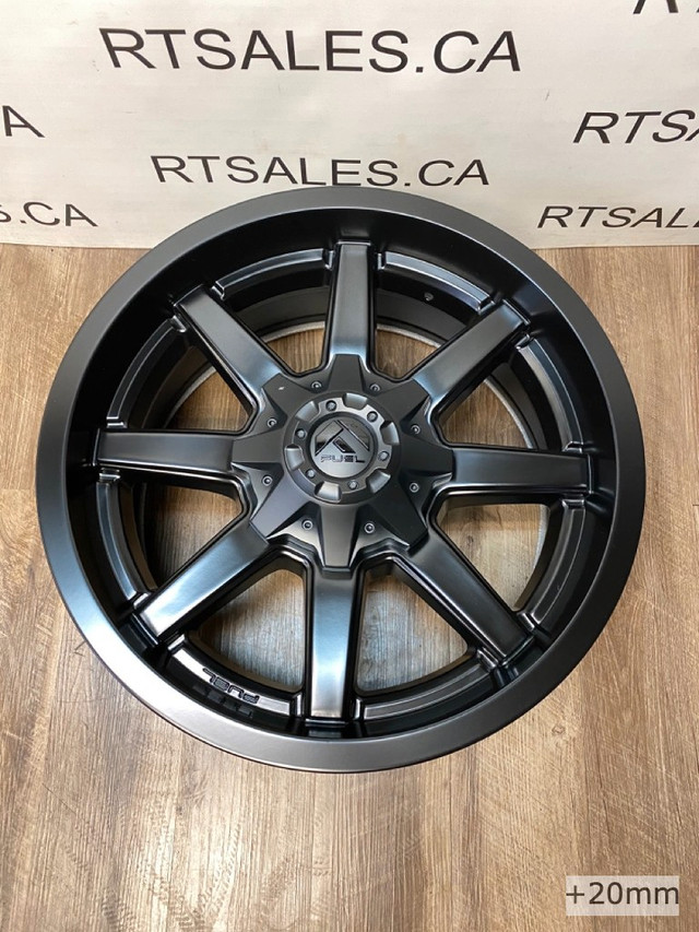 20 inch fuel Rims 8x165 Dodge Ram Gmc Chevy 2500 3500 dans Pneus et jantes  à Moncton