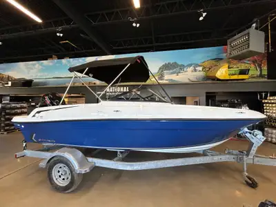 Torontos nearest Bayliner dealer With Trailer and 115 HP Mercury Pro XS for more information call ou...