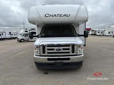 Thor Motor Coach Chateau 28Z Class C gas motorhome highlights: Bunk Over Cab Rear Private Bedroom Fu...