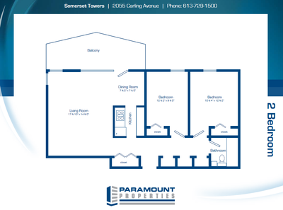 Somerset Towers | 2045 & 2055 Carling Ave, Ottawa $1,799/month | HEAT & WATER INCLUDED November 1st...