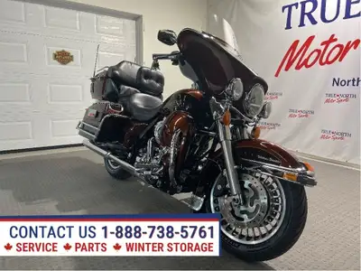Beautiful Two Tone Root Beer Pearl Ultra Classic at True North Motor Sports has just 29,606 km! Twin...