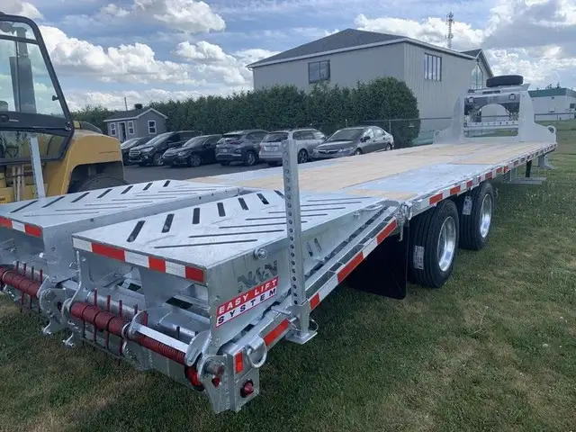 2025 N&N BUF255G24K 30ft flatbed galvanized 12K axles in Cargo & Utility Trailers in Winnipeg - Image 3