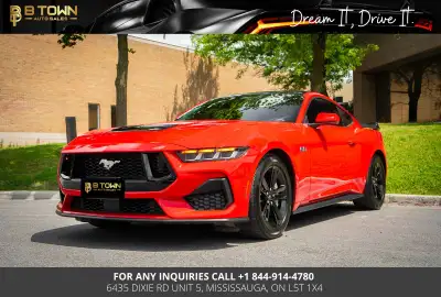 2025 Ford Mustang GT Manual Fastback Finished in eye-catching Red, this 2025 Ford Mustang GT Manual...