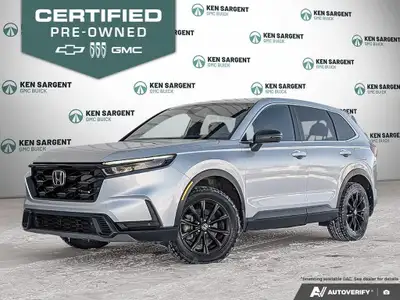 The 2025 Honda CR-V Hybrid EX-L AWD in stunning Silver offers a dynamic driving experience with its...