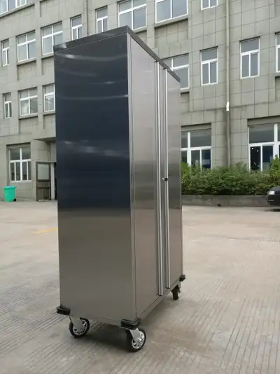 NEW 72″ STAINLESS STEEL ROLLER CABINET W/ LOCKS 72SSC, View more