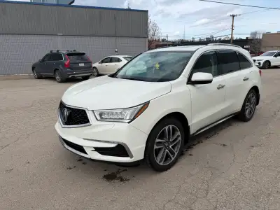 2017 Acura MDX SH-AWD Navi Pkg Finance available Heated steering wheel Lane-keeping assist Collision...
