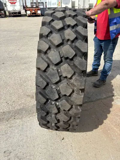 Used Military Surplus Michelin XZL Tires & Rims 1400R20 Sale $499.00 Heavy-duty and built to perform...