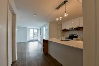 Renovated Akelius one bedroom apartment for rent. Located near Sauvé in the Ahuntsic neighborhood, M...