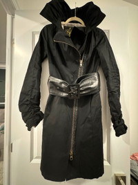 Mackage Black Chic Trench Coat