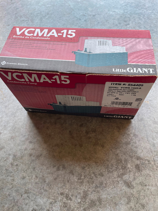 Little Giant Condensate Pump Model # VCMA-15 in Heating, Cooling & Air in London